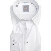 Jacques Britt Slim Fit Messina Kent 950576/01 Hemd, Twill, Weiß