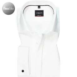 Venti Body Fit Kent 001950/000 Hemd, Popeline, Weiß