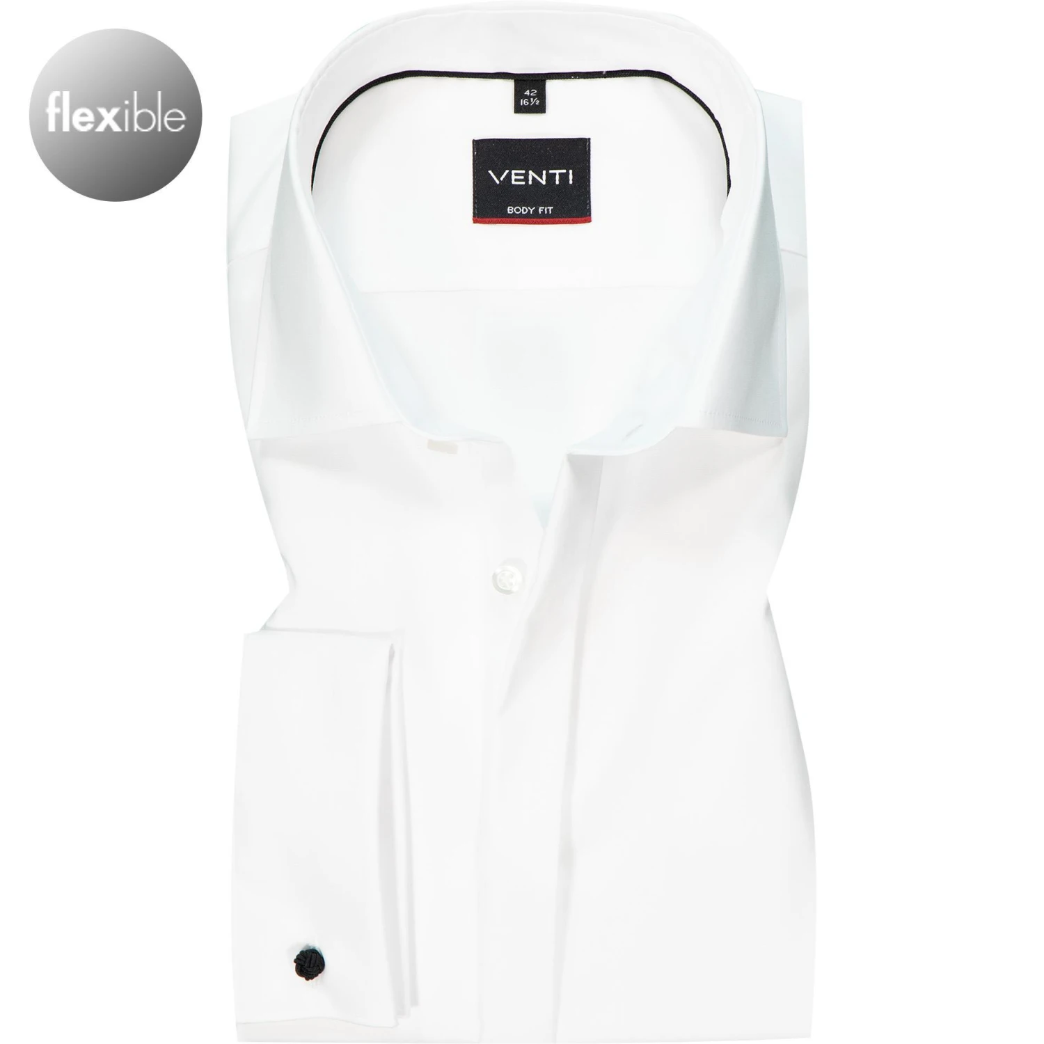 Venti Body Fit Kent 001950/000 Hemd, Popeline, Weiß 1 Venti Body Fit Kent 001950/000 Hemd, Popeline, Weiß