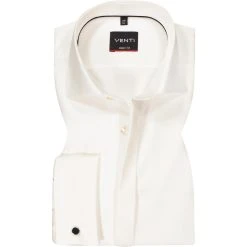 Venti Body Fit Kent 001950/002 Hemd, Baumwolle, Ecru, Creme
