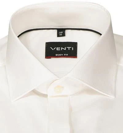 Venti Body Fit Kent 001950/002 Hemd, Baumwolle, Ecru, Creme 3 Venti Body Fit Kent 001950/002 Hemd, Baumwolle, Ecru, Creme – Bild 3