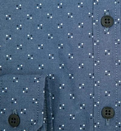 JOOP! Hemd JJSH-19Heli-W 30006622/410 Slim Fit, Twill, Marineblau gemustert, Marine 3 JOOP! Hemd JJSH-19Heli-W 30006622/410 Slim Fit, Twill, Marineblau gemustert, Marine – Bild 3