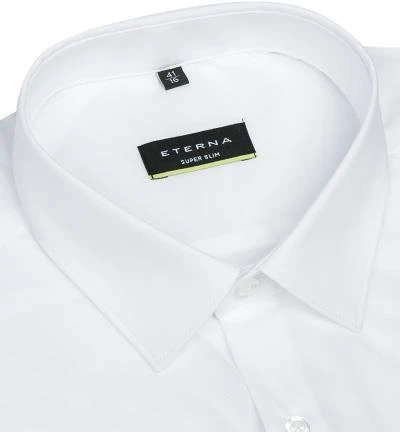 ETERNA super slim 8424/Z181/00 Hemd, Popeline, Weiß 2 ETERNA super slim 8424/Z181/00 Hemd, Popeline, Weiß – Bild 2
