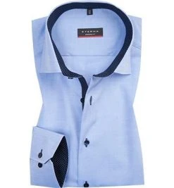 ETERNA modern fit 8100/X13K/65/12 Hemd, Popeline, Hellblau