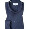 ETON Slim Fit Hai 0110/76548/27 Hemd, Flanell, Blau gemustert, Dunkelblau