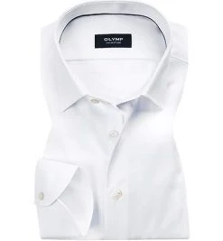 OLYMP Signature OLYMP Hemd Signature 8528/84/00 Tailored Fit, Popeline, Weiß