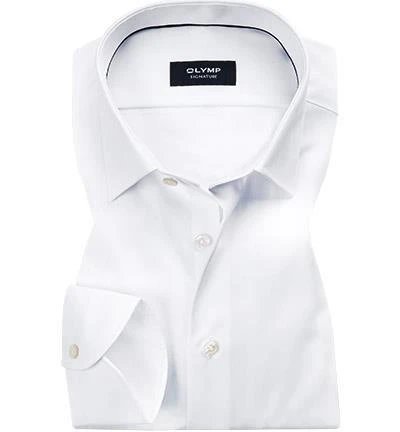 OLYMP Signature OLYMP Hemd Signature 8528/84/00 Tailored Fit, Popeline, Weiß 1 OLYMP Signature OLYMP Hemd Signature 8528/84/00 Tailored Fit, Popeline, Weiß