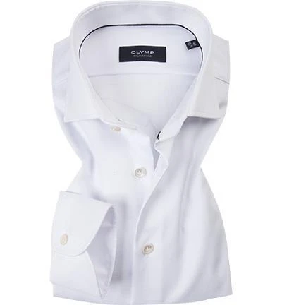 OLYMP Signature OLYMP Hemd Signature EL 8581/89/00 Tailored Fit, Baumwolle, Extra langer Arm, Weiß 1 OLYMP Signature OLYMP Hemd Signature EL 8581/89/00 Tailored Fit, Baumwolle, Extra langer Arm, Weiß
