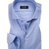 OLYMP Signature OLYMP Hemd Signature EL 8534/89/11 Tailored Fit, Popeline, Extra langer Arm, Bleu meliert, Bleu