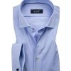 OLYMP Signature OLYMP Hemd Signature 8535/85/11 Tailored Fit, Popeline, Bleu gestreift, Bleu