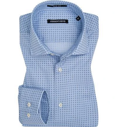 rosso e nero Hemd Slim Line 6013/0 Slim Fit, Popeline, Bleu gemustert, Hellblau 1 rosso e nero Hemd Slim Line 6013/0 Slim Fit, Popeline, Bleu gemustert, Hellblau