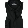 Seidensticker X-Slim Kent 477870/39 Hemd, X-Slim Fit, Popeline, Schwarz