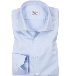 Stenströms Slimline 702771/1467/100 Hemd, Baumwolle, Bleu, Hellblau
