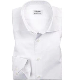 Stenströms Slimline 702771/1467/000 Hemd, Twill, Weiß