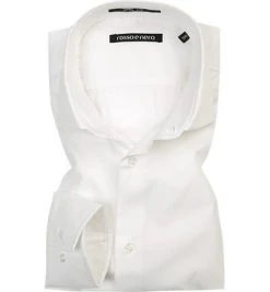 rosso e nero Hemd Slim Line 3/01 Slim Fit, Popeline, Ecru, Weiß