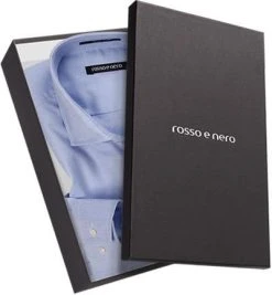 rosso e nero Hemd Slim Line A081/18 Slim Fit, Fil à Fil, Hellblau meliert, Hellblau -hemdenverkauf 285771 norm4