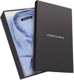 rosso e nero Hemd Slim Line Plaza/54/3 Slim Fit, Baumwolle, Blau-weiß meliert, Hellblau -hemdenverkauf 285778 norm4