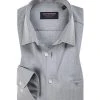 CasaModa Comfort Fit Kent EL 006052/705 Hemd, Baumwolle, Extra langer Arm, Grau meliert, Mittelgrau