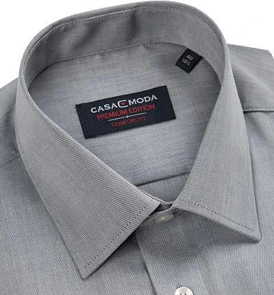 CasaModa Comfort Fit Kent EL 006052/705 Hemd, Baumwolle, Extra langer Arm, Grau meliert, Mittelgrau 2 CasaModa Comfort Fit Kent EL 006052/705 Hemd, Baumwolle, Extra langer Arm, Grau meliert, Mittelgrau – Bild 2