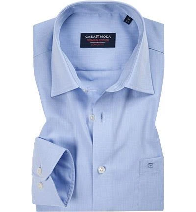 CasaModa Comfort Fit Kent EL 006052/115 Hemd, Baumwolle, Extra langer Arm, Hellblau meliert, Himmelblau 1 CasaModa Comfort Fit Kent EL 006052/115 Hemd, Baumwolle, Extra langer Arm, Hellblau meliert, Himmelblau