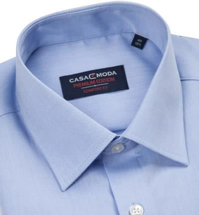 CasaModa Comfort Fit Kent EL 006052/115 Hemd, Baumwolle, Extra langer Arm, Hellblau meliert, Himmelblau 2 CasaModa Comfort Fit Kent EL 006052/115 Hemd, Baumwolle, Extra langer Arm, Hellblau meliert, Himmelblau – Bild 2