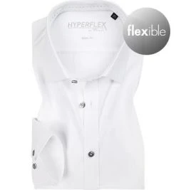 Venti Body Fit Kent 182920800/000 Hemd, Baumwoll-Stretch, Weiß