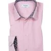 ETON Hemd 2716/88836/51 Super Slim Fit, Popeline, Rosa kariert, Rosa