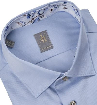 Jacques Britt Hemd Como Mix 334002/11 Custom fit, Twill, Bleu, Hellblau 2 Jacques Britt Hemd Como Mix 334002/11 Custom fit, Twill, Bleu, Hellblau – Bild 2