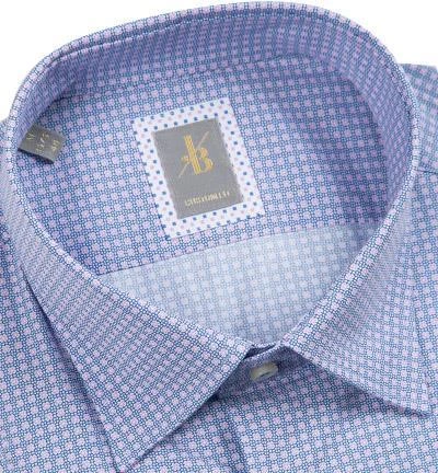 Jacques Britt Hemd Messina Mix WP 3340/41 Custom Fit, Popeline, Blau-rosa gemustert, Rosa 2 Jacques Britt Hemd Messina Mix WP 3340/41 Custom Fit, Popeline, Blau-rosa gemustert, Rosa – Bild 2