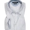 Marc O'Polo Hemd M22 7415 42216/D81 Shaped Fit, Popeline, Blau gestreift, Hellblau-weiß