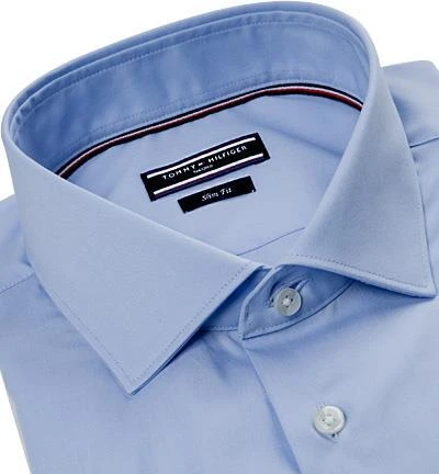 Tommy Hilfiger Tailored Hemd TT0TT01936/410 Slim Fit, Popeline, Bleu, Hellblau 2 Tommy Hilfiger Tailored Hemd TT0TT01936/410 Slim Fit, Popeline, Bleu, Hellblau – Bild 2