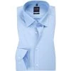 OLYMP Hemd Level Five Body Fit EL 6090/69/10 Popeline, Extra langer Arm, Hellblau