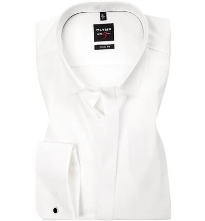 OLYMP Hemd Level Five Body Fit EL 1276/70/20 Popeline, Extra langer Arm, Wollweiß, Hellbeige 1 OLYMP Hemd Level Five Body Fit EL 1276/70/20 Popeline, Extra langer Arm, Wollweiß, Hellbeige