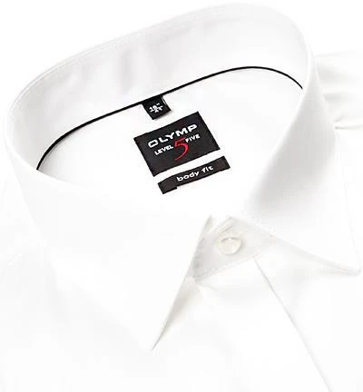 OLYMP Hemd Level Five Body Fit EL 1276/70/20 Popeline, Extra langer Arm, Wollweiß, Hellbeige 2 OLYMP Hemd Level Five Body Fit EL 1276/70/20 Popeline, Extra langer Arm, Wollweiß, Hellbeige – Bild 2