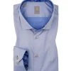Jacques Britt Hemd Como Mix 334003/13 Custom Fit, Chambray, Blau