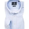 HACKETT Hemd HM306354/5BM Slim Fit, Popeline, Hellblau-weiß gestreift, Blau/weiß