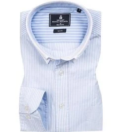 HACKETT Hemd HM306354/5BM Slim Fit, Popeline, Hellblau-weiß gestreift, Blau/weiß