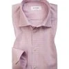 ETON Hemd 2698/79373/55 Contemporary Fit, Popeline, Rosa kariert, Rosa