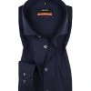 Seidensticker Hemd 660017/19 Slim Fit, Popeline, Navy, Dunkelblau