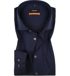 Seidensticker Hemd 660017/19 Slim Fit, Popeline, Navy, Dunkelblau