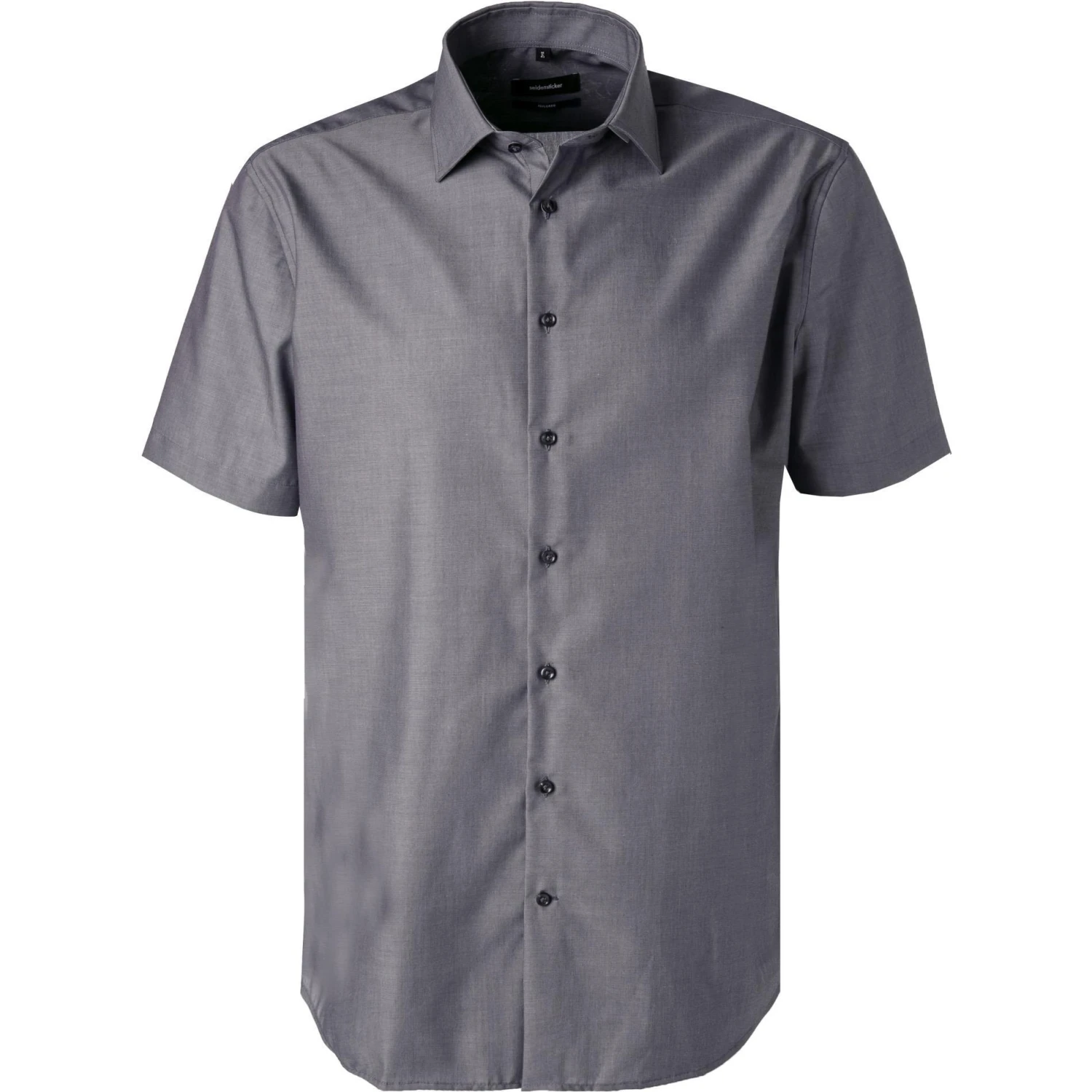 Seidensticker Hemd 241601/34 Kurzarmhemd, Tailored Fit, Popeline, Grau 1 Seidensticker Hemd 241601/34 Kurzarmhemd, Tailored Fit, Popeline, Grau