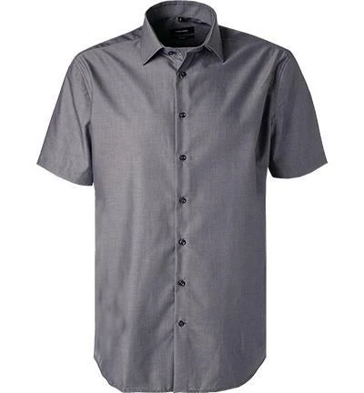 Seidensticker Hemd 241601/34 Kurzarmhemd, Tailored Fit, Popeline, Grau 2 Seidensticker Hemd 241601/34 Kurzarmhemd, Tailored Fit, Popeline, Grau – Bild 2