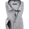 ETERNA slim fit 8888/F140/32 Hemd, Baumwolle, Stahlgrau meliert, Grau