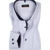 ETERNA slim fit 4671/F142/11 Hemd, Baumwolle, Bleu-weiß meliert, Hellblau