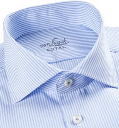 van Laack Hemd Tailor Fit EL 141786/RIVARA-LTF/720 Popeline, Extra langer Arm, Hellblau-weiß gestreift, Blau-weiß 2 van Laack Hemd Tailor Fit EL 141786/RIVARA-LTF/720 Popeline, Extra langer Arm, Hellblau-weiß gestreift, Blau-weiß – Bild 2