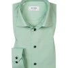 ETON Hemd 2713/79344/63 Contemporary Fit, Popeline, Hellgrün kariert, Grün