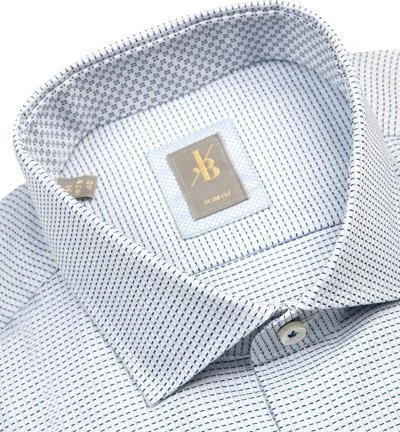 Jacques Britt Hemd Siena 2Mix 364470/12 Slim Fit, Baumwolle, Blau-weiß gemustert, Blau 2 Jacques Britt Hemd Siena 2Mix 364470/12 Slim Fit, Baumwolle, Blau-weiß gemustert, Blau – Bild 2