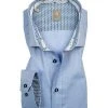 Jacques Britt Hemd Como 2Mix AL 364580/11 Slim Fit, Oxford, Bleu, Blau