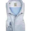 Jacques Britt Hemd Como 2Mix AL 334450/10 Custom Fit, Popeline, Bleu, Blau