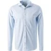 DESOTO Hemd Hai 21008-3/051 Modern Fit, Jersey, Bleu, Hellblau